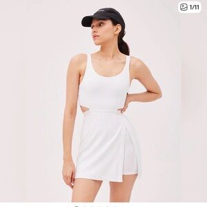 Outdoor Voices White Cutout Dress